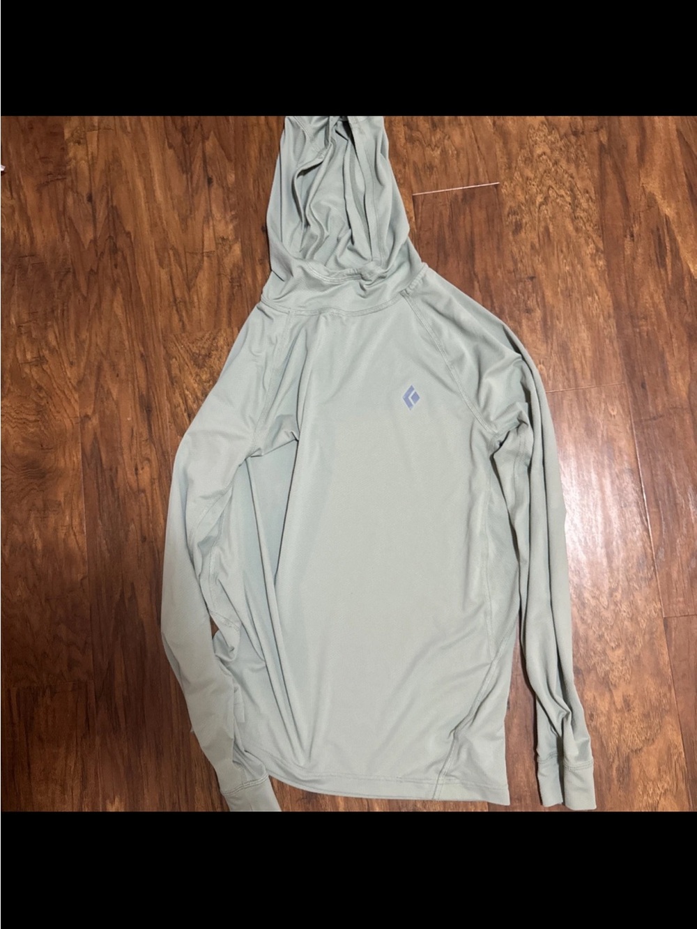 Black Diamond Men's Sage Green Hooded Performance Pullover Medium